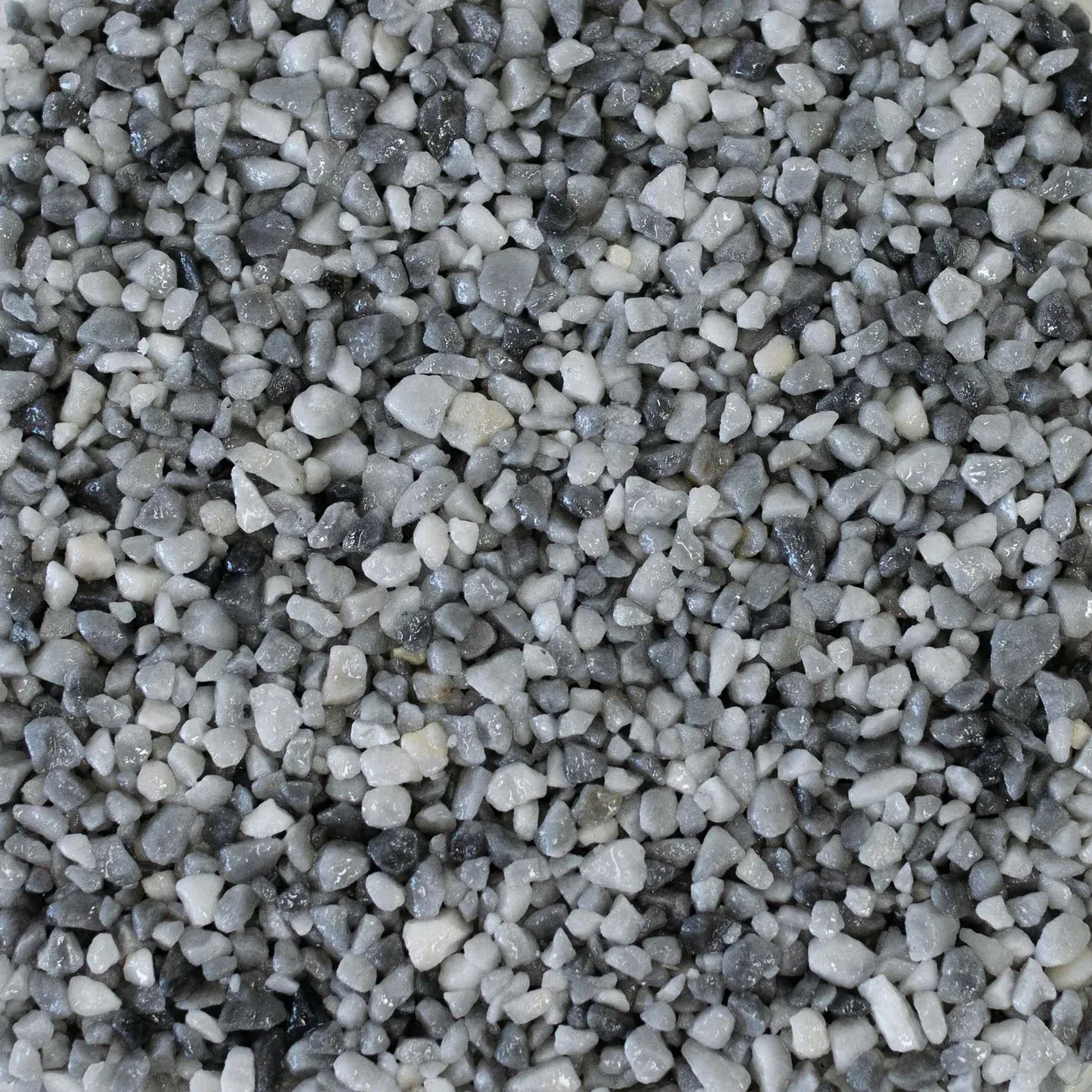 Muestra de árido para stone carpet, acabado Lea: Gris mezcla