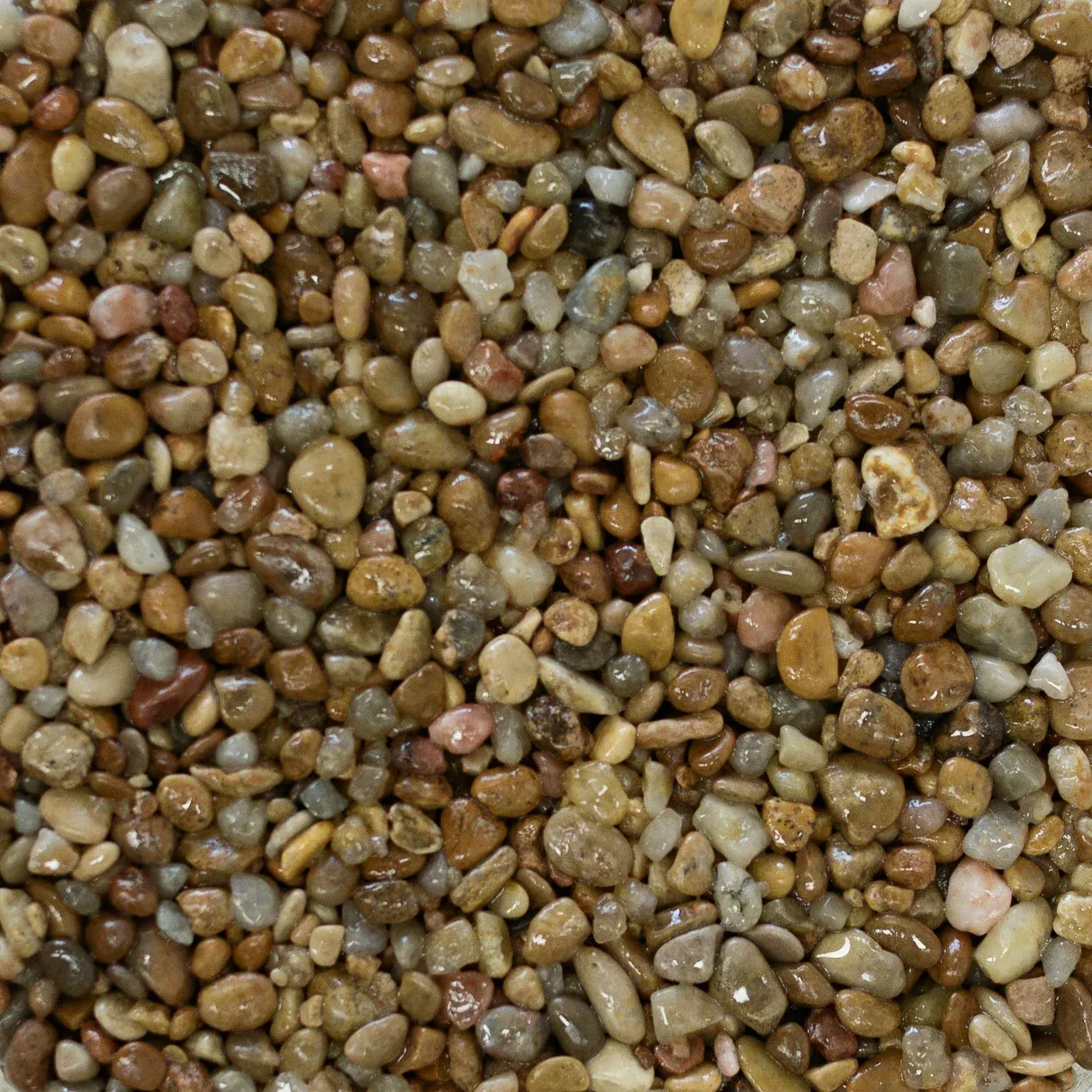 Muestra de árido para stone carpet, acabado Rafael: Multicolor natural